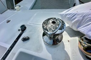 deck, Chris White, catamaran for sale