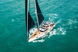 underway, Hylas 57, sailboat for sale