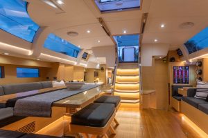 salon, Hylas 57, sailboat for sale