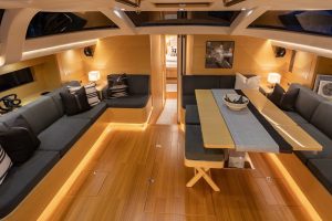 salon, Hylas 57, sailboat for sale