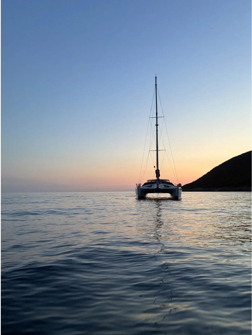 underway, Privilege 482, catamaran for sale