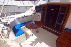 cockpit, Privilege 482, catamaran for sale