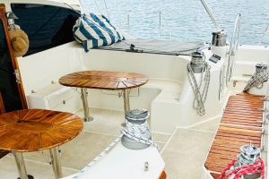 cockpit, Privilege 482, catamaran for sale