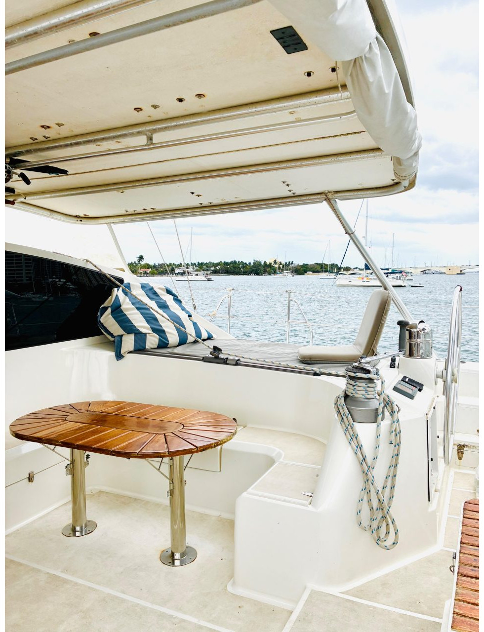 cockpit, Privilege 482, catamaran for sale