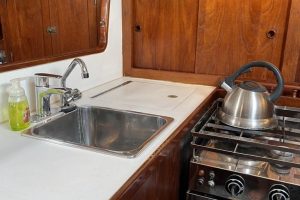 interior, Liberty 38, sailboat for sale