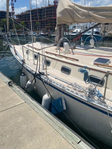 deck, Caliber 40, sailboat for sale
