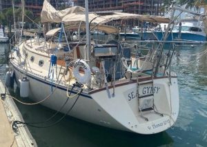 cockpit, Caliber 40, sailboat for sale