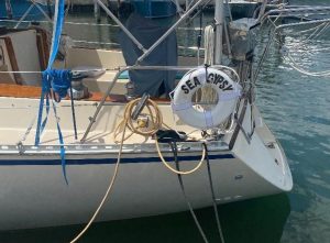 exterior, Caliber 40, sailboat for sale
