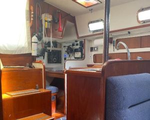 navigation station, Caliber 40, sailboat for sale