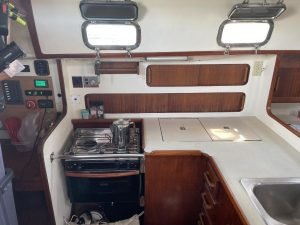 interior, Caliber 40, sailboat for sale