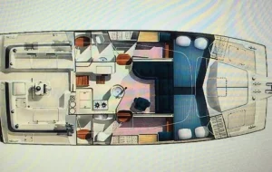 Island Packet Cat 35 layout drawing 1