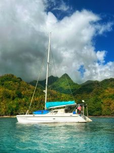 exterior, St Francis 44, catamaran for sale