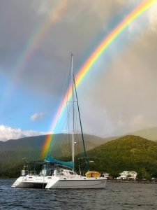 exterior, St Francis 44, catamaran for sale