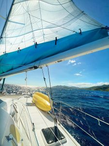 underway, St Francis 44, catamaran for sale