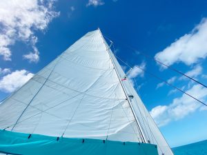 underway, St Francis 44, catamaran for sale