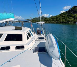 deck, St Francis 44, catamaran for sale