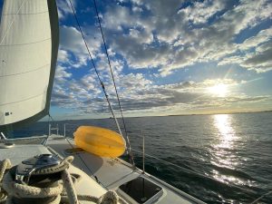 underway, St Francis 44, catamaran for sale