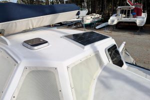 deck, Chris White, catamaran for sale
