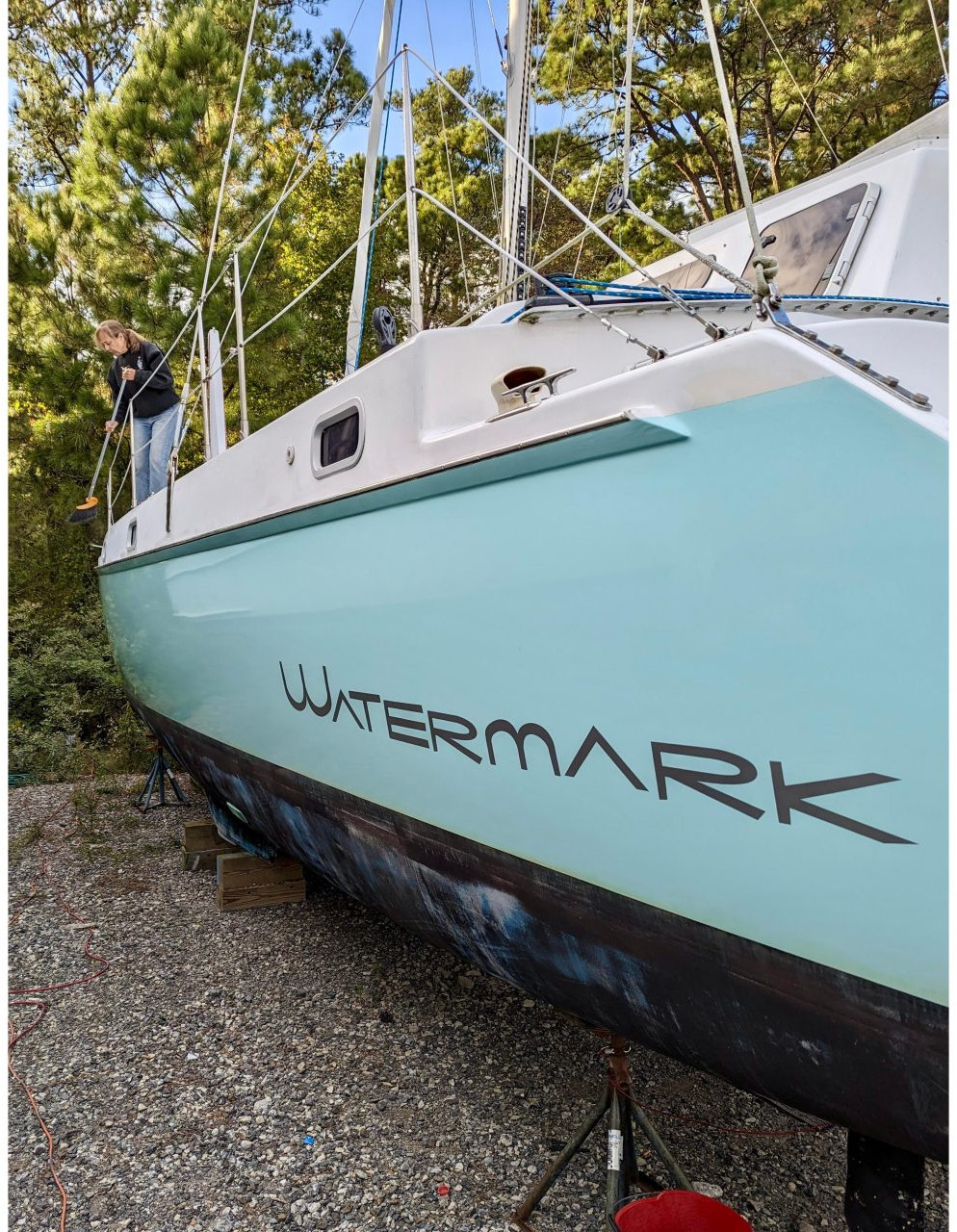 boatyard, Chris White, catamaran for sale