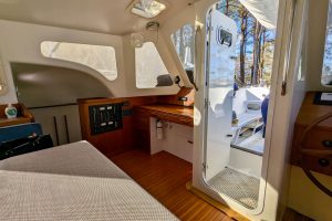 navigation station, Chris White, catamaran for sale