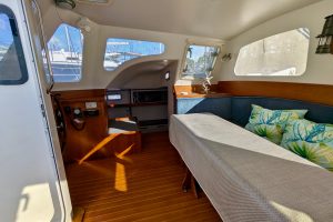salon, Chris White, catamaran for sale