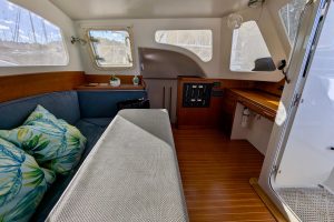 salon, Chris White, catamaran for sale