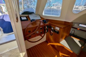 helm, Chris White, catamaran for sale