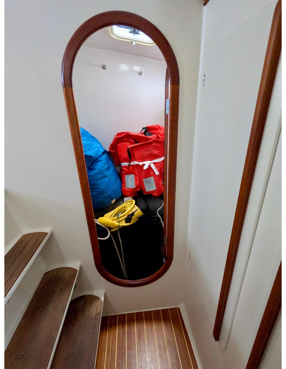 interior, Chris White, catamaran for sale