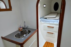 interior, Chris White, catamaran for sale