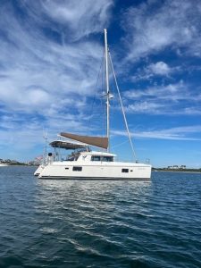 underway, Lagoon 420, catamaran for sale