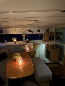 salon, Lagoon 420, catamaran for sale