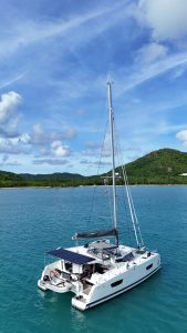 deck, FP 40 Isla, catamaran for sale