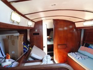 bed, Tartan 33, sailboat for sale