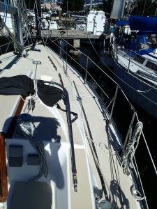 deck, Tartan 33, sailboat for sale