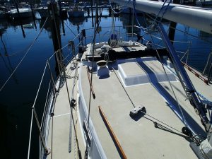 deck, Tartan 33, sailboat for sale