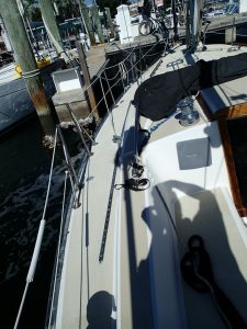 deck, Tartan 33, sailboat for sale