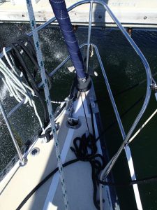 deck, Tartan 33, sailboat for sale