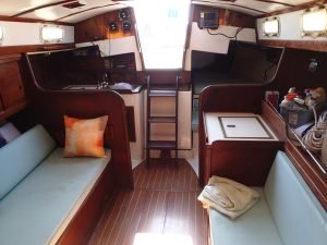 salon, Tartan 33, sailboat for sale