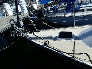 deck, Tartan 33, sailboat for sale