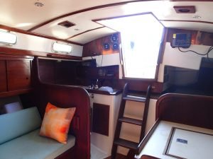 navigation station, Tartan 33, sailboat for sale
