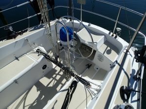 cockpit, Tartan 33, sailboat for sale