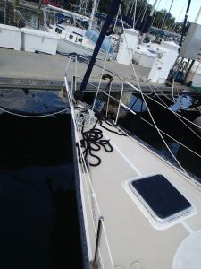 deck, Tartan 33, sailboat for sale