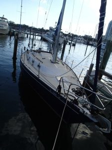 exterior, Tartan 33, sailboat for sale