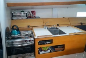 interior, Pogo 12.50, sailboat for sale