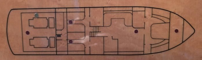 diagram, Versilcraft 75 Motoryacht, trawler for sale