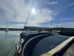 deck, Reliance 44, sailboat for sale
