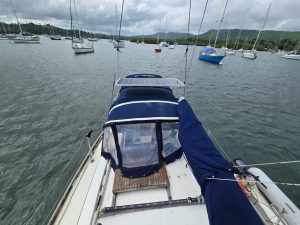 cockpit, Reliance 44, sailboat for sale