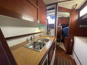 interior, Reliance 44, sailboat for sale