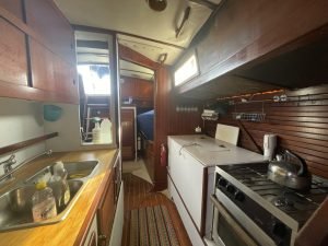 interior, Reliance 44, sailboat for sale