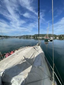 deck, Reliance 44, sailboat for sale